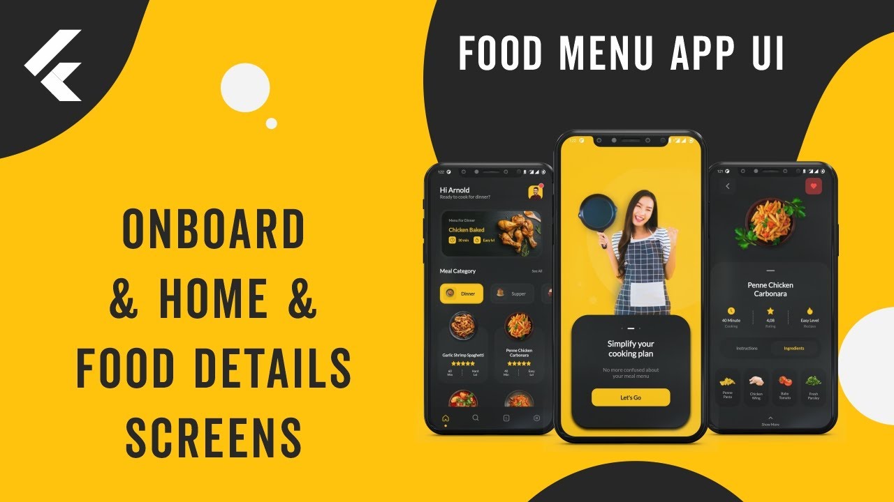 Flutter Food Delivery App Ui Design Flutter Flutter Ui Speed - Rezfoods ...