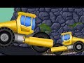 Gigante rolo de estrada | Veículos para crianças | construção veículos | Giant Road Roller For Kids