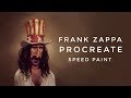 Frank Zappa speed paint