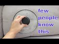 Clean your Couch and Carpets  easily in minutes with a pot lid  💥 2 powerful tips