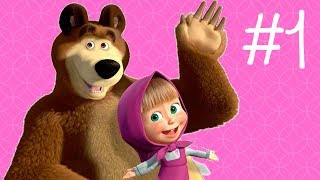 👧🏻 Masha Y El Oso 🐻 -) 1 (- 💛 💚 💙Juegos Infantiles Para Niños Y Niñas 💛 💚 💙