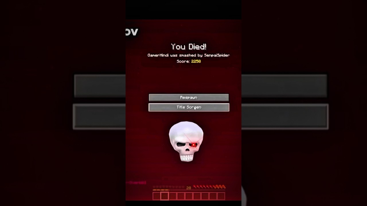 Gamerhindi shocked senpaiSpider rocked ☠️ 