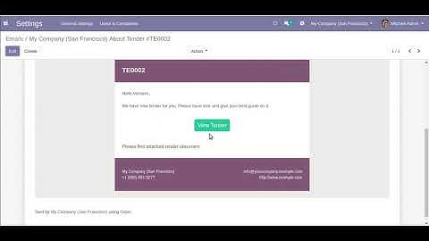 Purchase Tender Management Advance Odoo