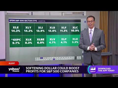 Read more about the article S&P 500 companies could see boost from softening dollar – Yahoo Finance