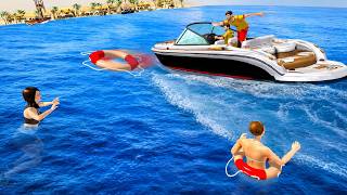 Boat Rescue Simulator 2026 Gameplay | Save Drowning People in Ocean Rescue Mission screenshot 1