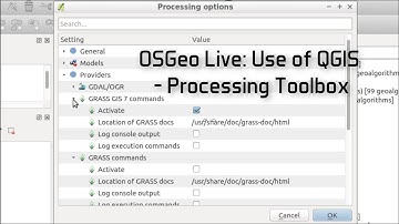 OSGeoLive: #6 Use of QGIS - Processing Toolbox