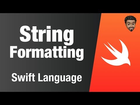 String Formatting | Swift 4, Xcode 10