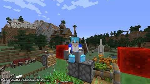 (Minecraft Java) How to make a rideable flying machine all versions