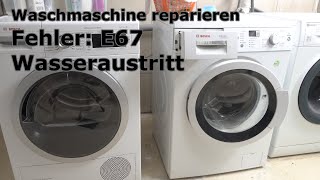 Repairing Bosch Avantixx 7 Washing Machine | E63 Error and Water Leak