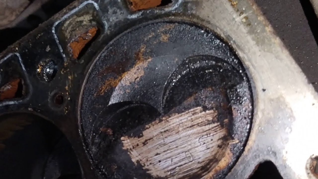 Пробой прокладки ГБЦ. - YouTube