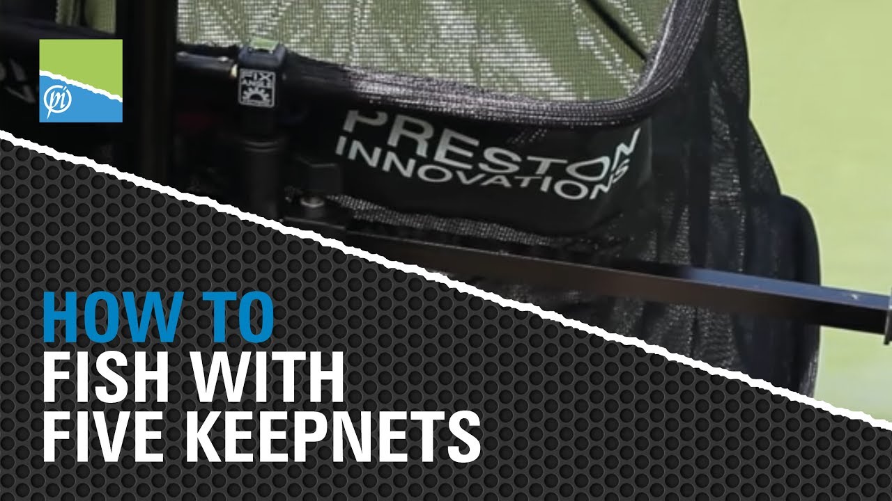 How to easily fish with five keepnets on a commercial fishery