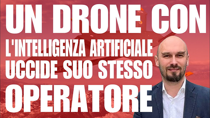 Un drone con l’intelligenza artificiale uccide suo stesso operatore.