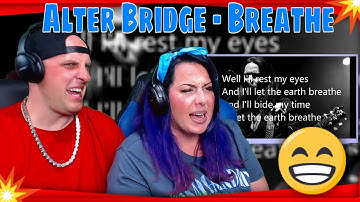 Alter Bridge - Breathe - Lyrics On Screen | THE WOLF HUNTERZ REACTIONS