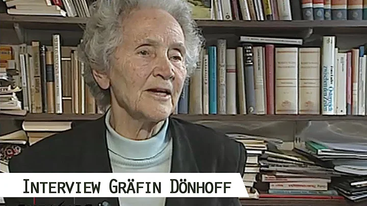 Marion Grfin Dnhoff ber ihre Flucht vor der Roten Armee