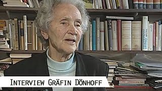 Marion Gräfin Dönhoff über ihre Flucht vor der Roten Armee
