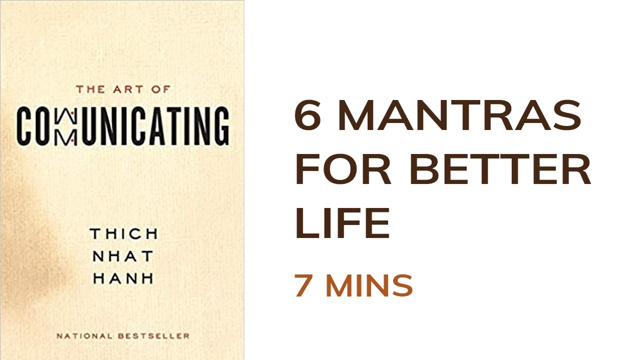 6 mantras for better life | Art of communicating  animated book summary in hindi | motievee