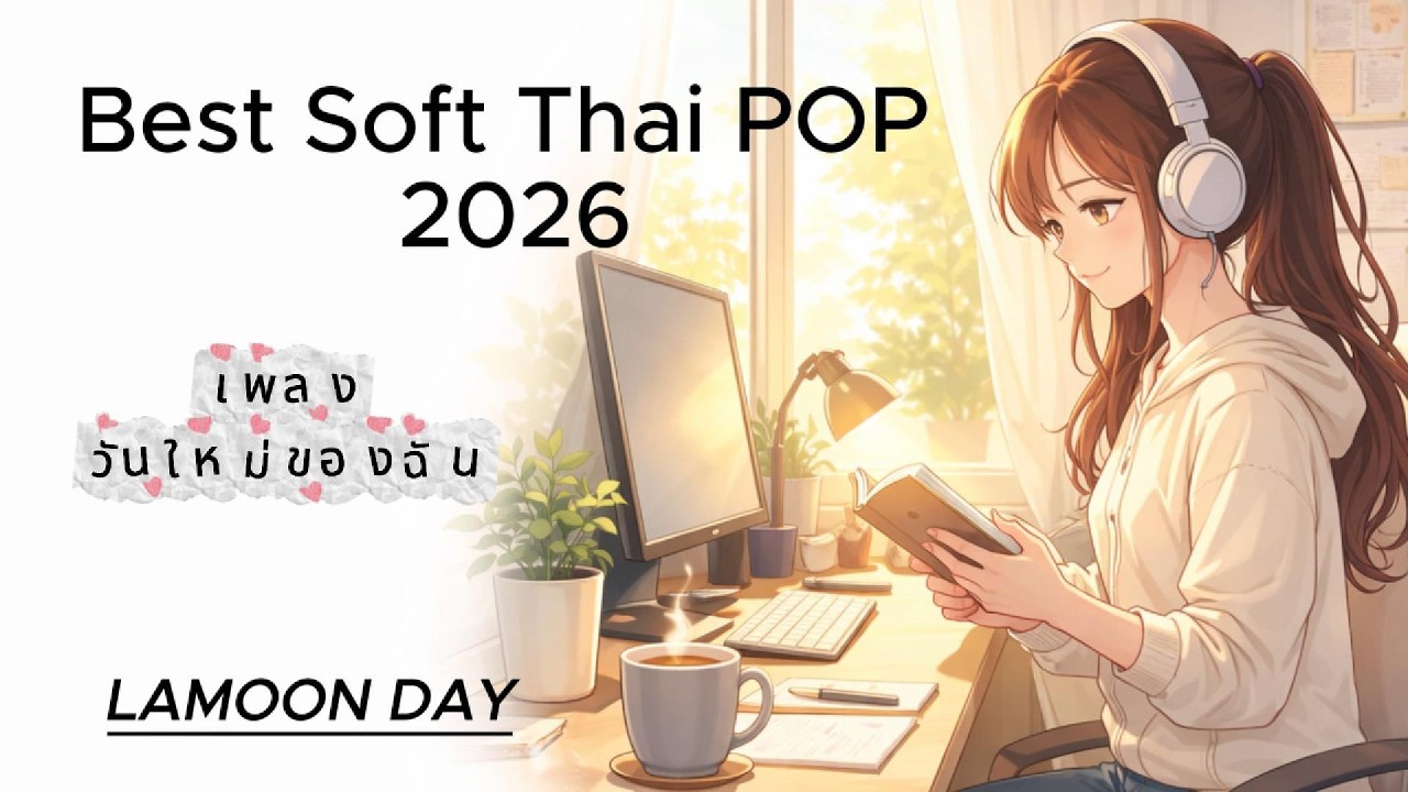 เพลง Pop เบา ๆฟังสบาย ทำงาน ขับรถ อ่านหนังสือ เปิดยาวได้ทั้งวัน Soft Thai Pop 2026 คาเฟ่ ออฟฟิศ