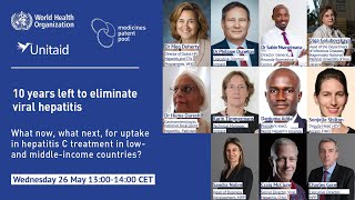 Webinar on HCV treatment access for low- and middle-income countries - 26 May 21
