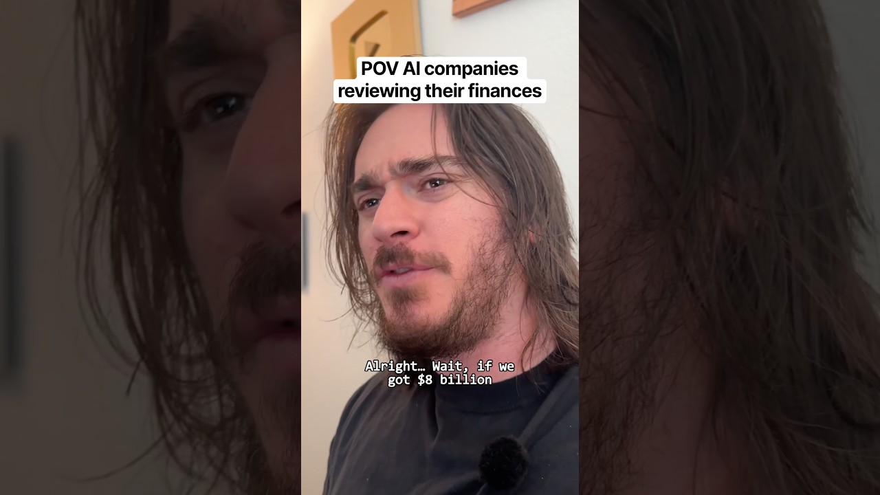 AI companies reviewing their finances… #shorts #comedy #funny