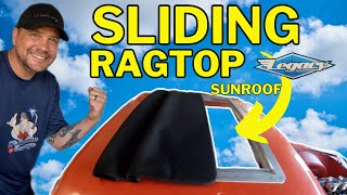 SLIDING RAGTOP, YES! Finally got to install one!