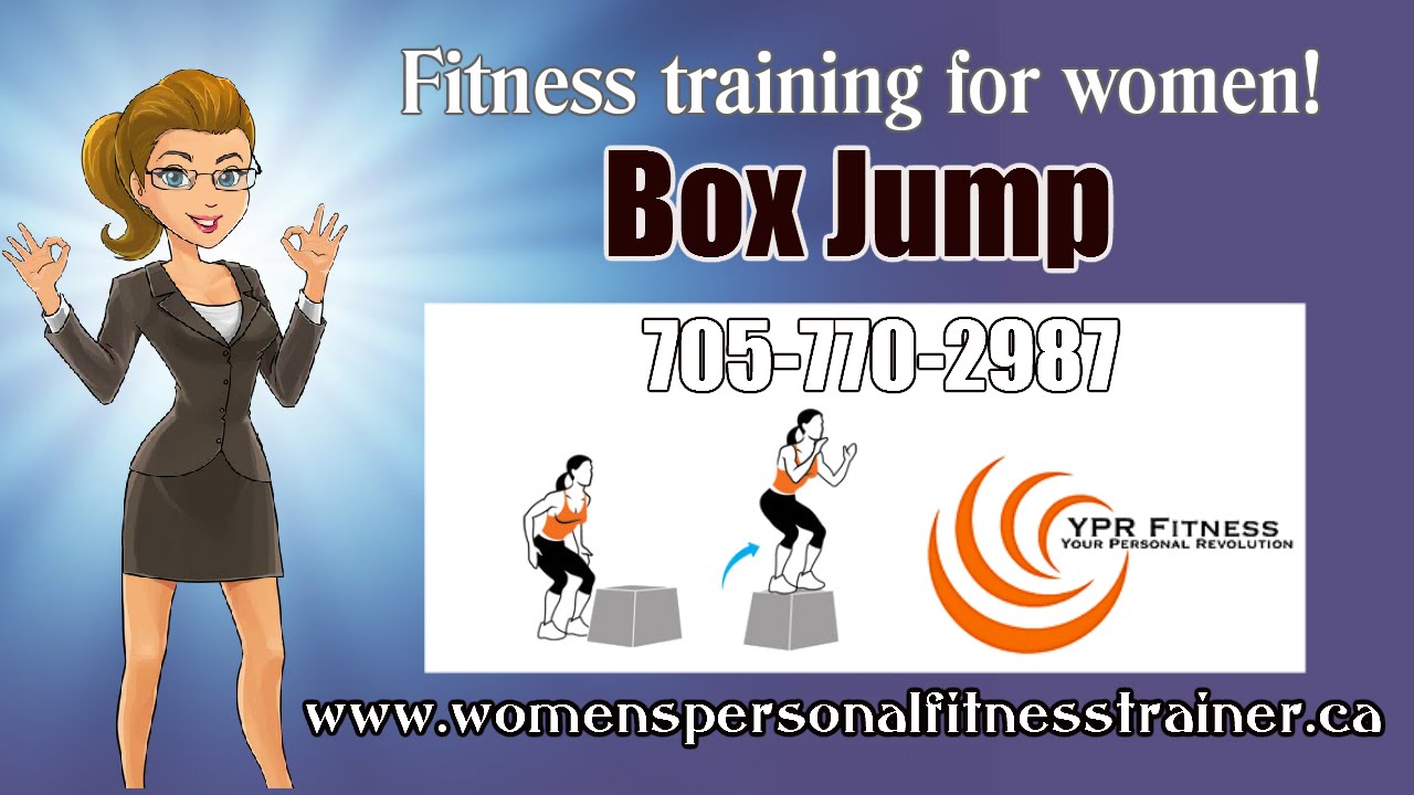 Circuit training program, box jumps at YPR Fitness Barrie Ontario ...
