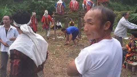 Lễ cấp sắc của người dân tộc dao quần trắng...