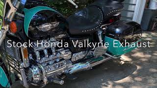 2003 Honda Valkryie Exhaust comparison