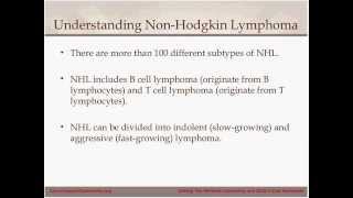 Non-Hodgkin Lymphoma - Webinar screenshot 5