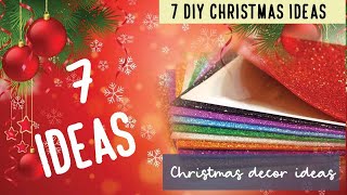 7 Diy Christmas decorations ideas 2023 🎄🎇💕Beautiful Xmas decorations ideas Last minute ideas