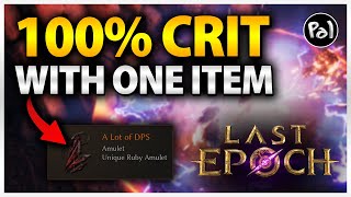 [Last Epoch] 100% Crit Tech for Explody Ballista + Day 3/4 Update