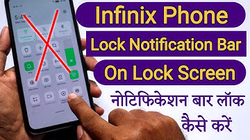How to Disable On Lock Screen For Notification Drawer Infinix, Lock Notification Panel On Lock Scree