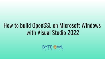 Build OpenSSL libraries on Microsoft Windows with Visual Studio 2022