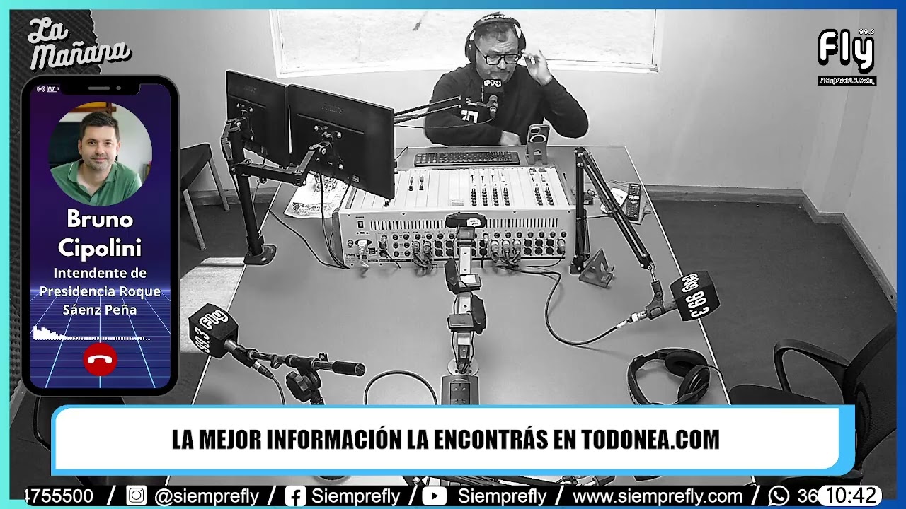 🔴𝗖𝗢𝗠𝗨𝗡𝗜𝗖𝗔𝗖𝗜𝗢́𝗡 𝗧𝗘𝗟𝗘𝗙𝗢́𝗡𝗜𝗖𝗔┃Bruno Cipolini - Intendente de Pcia. Roque Sáenz Peña