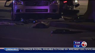 Teenage boy, several others hurt after crash in Lauderhill
