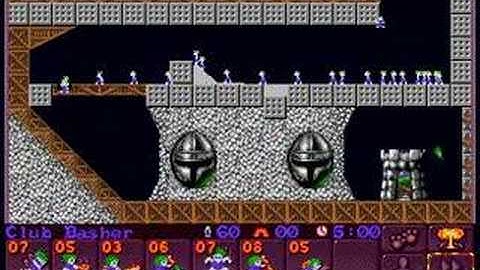 Medieval, level 2; a Lemmings 2 walkthrough