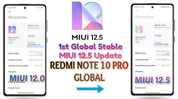 Install Global Stable MIUI 12.5 on Redmi Note 10 Pro (sweet) | Indian Stable to Global Stable