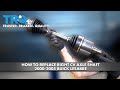 How to Replace Right CV Axle Shaft 2000-2005 Buick LeSabre
