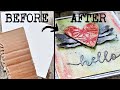 HOW TO MAKE sparkly MIXED MEDIA from nothing
