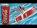 DIY Steam Boat With Coca Cola Can. How To Make Pop Pop Boat With Soda Can. Pop Pop Boat.
