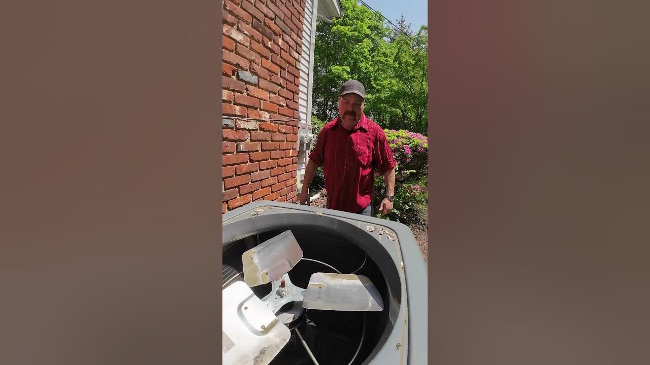 How to Clean your Exterior of AC Unit YouTube