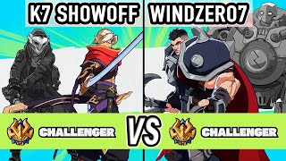 2XKO ▰ K7 Showoff (Yasuo / Ekko) vs Windzero7 (Darius / Blitzcrank) ▰ High Level Gameplay