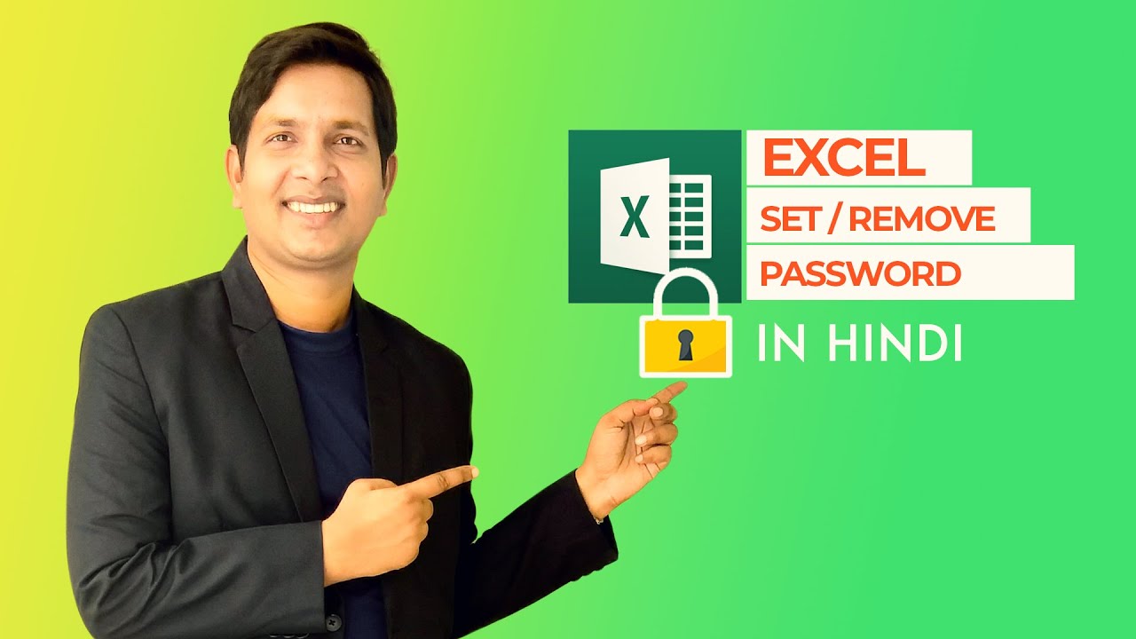 How To Add And Remove Password To Excel Workbook In Hindi Excel 2007
