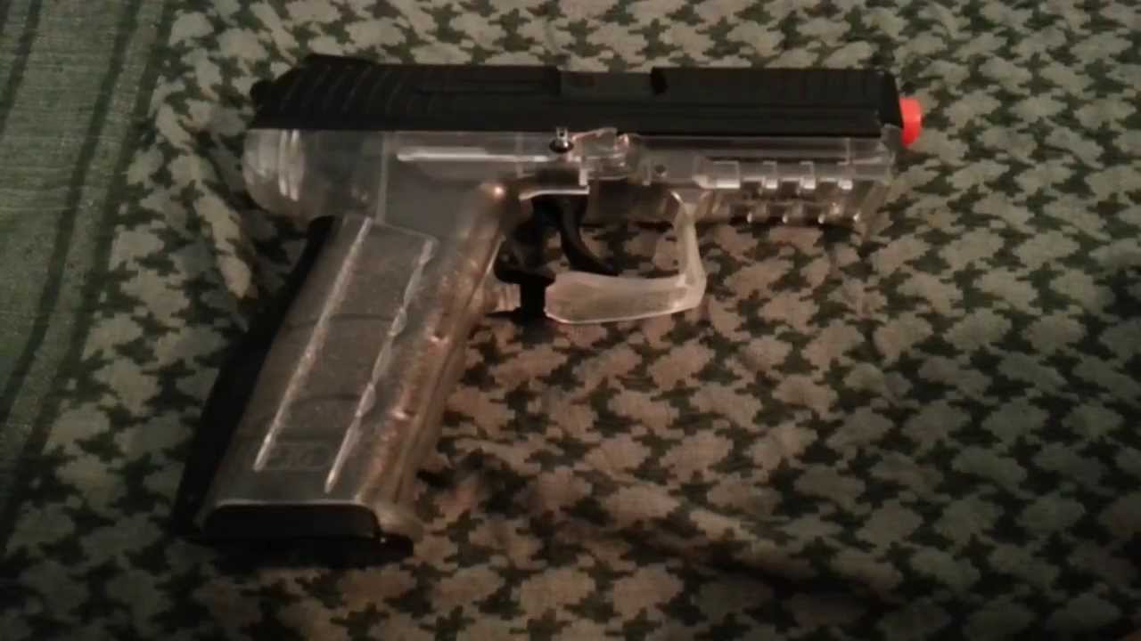 Hk p30 airsoft spring pistol review YouTube