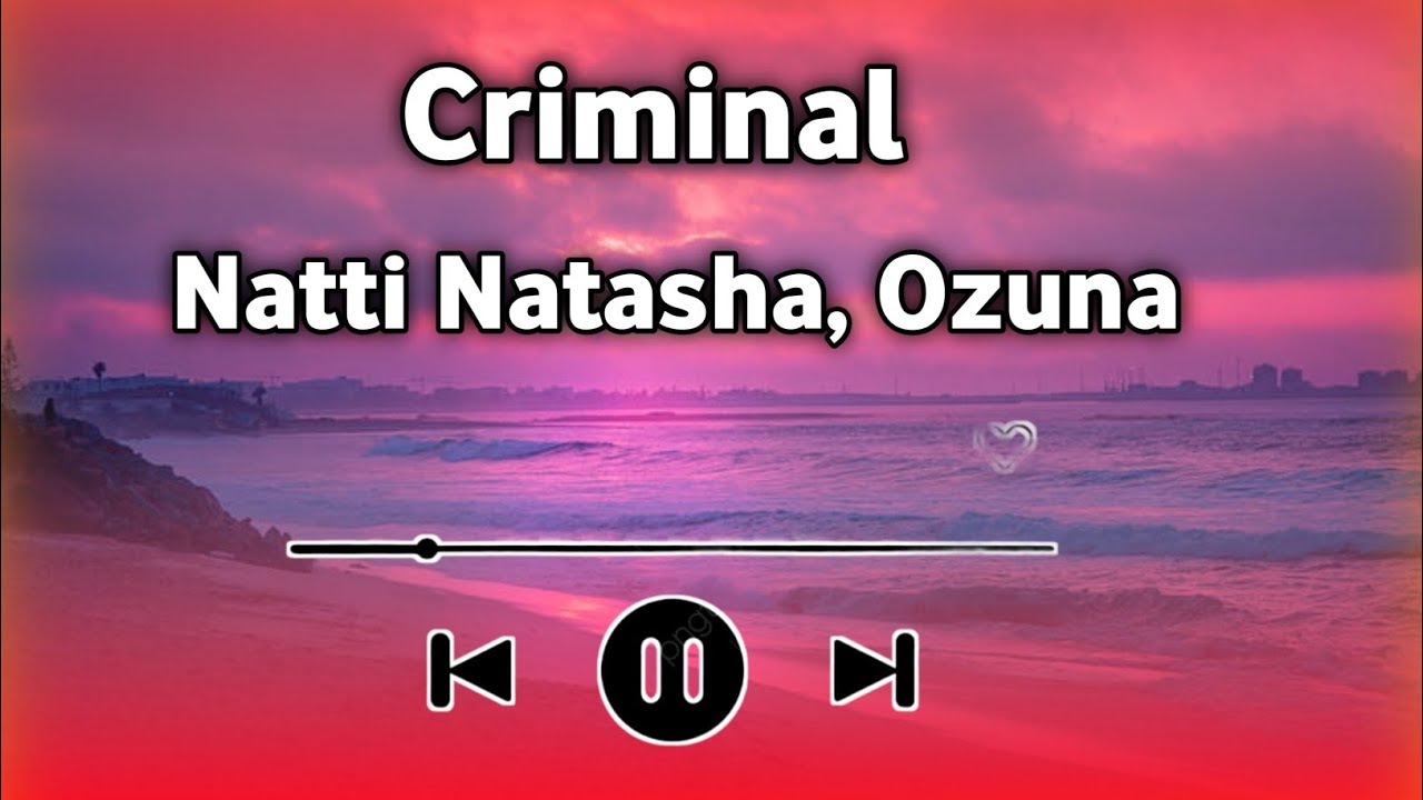 Natti Natasha, Ozuna - Criminal (Official Audio) English Song | Pop Music 2022 Natti Natasha, Ozuna - Criminal (Official Audio) English Song | Pop Music 2022
