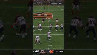 Madden NFL 25 den vs cin 1st quarter highest score 4K