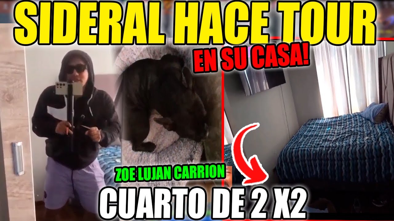 😂SIDERAL MUESTRA SU CUARTO DE 2X2!! ESTA ES LA CASA DE 3 FR4C4SADOS!😂