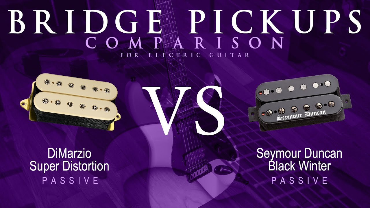 DiMarzio SUPER DISTORTION vs Seymour Duncan BLACK WINTER