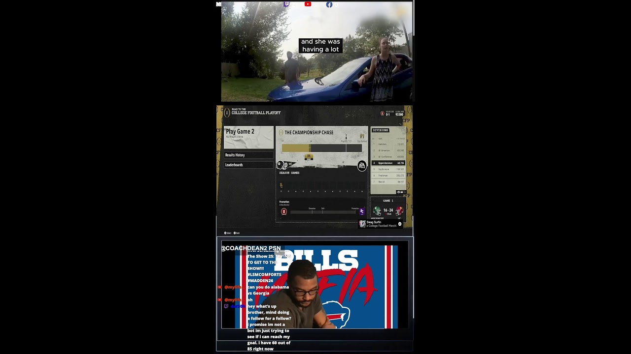 TRYING TO GET TO THE SHOW!!! #LSMCOMFORTS  #MADDEN26 (Portrait)