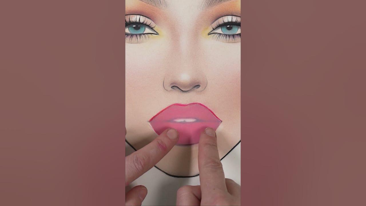 Red lipstick. Louis Vuitton. Makeup art  Makeup face charts, Lip art,  Artistry makeup