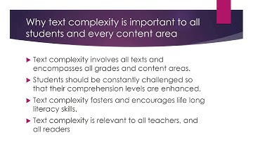 Text Complexity